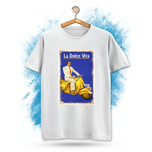 Shirt con stampa vintage la - t-shirt,