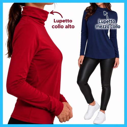 Maglia donna dolcevita termica - maglia,