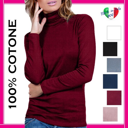 Maglia dolcevita donna - dolcevita, cotone