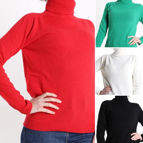 Maglione dolcevita misto - dolcevita, in