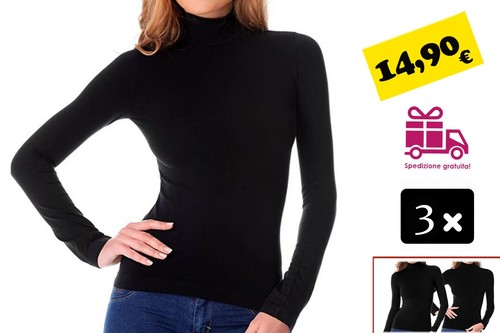 3pz dolcevita lupetto - dolcevita, donna