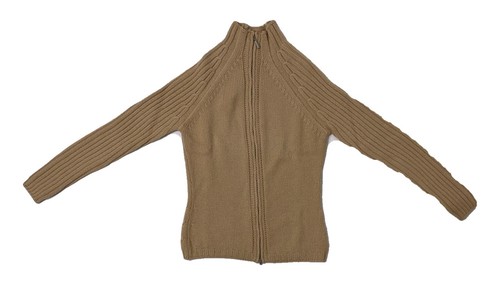 Cardigan donna beige con zip - donna,